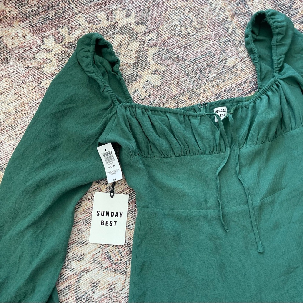NWT Aritzia Delilah Long Sleeve Dress, M - Picture 10 of 10